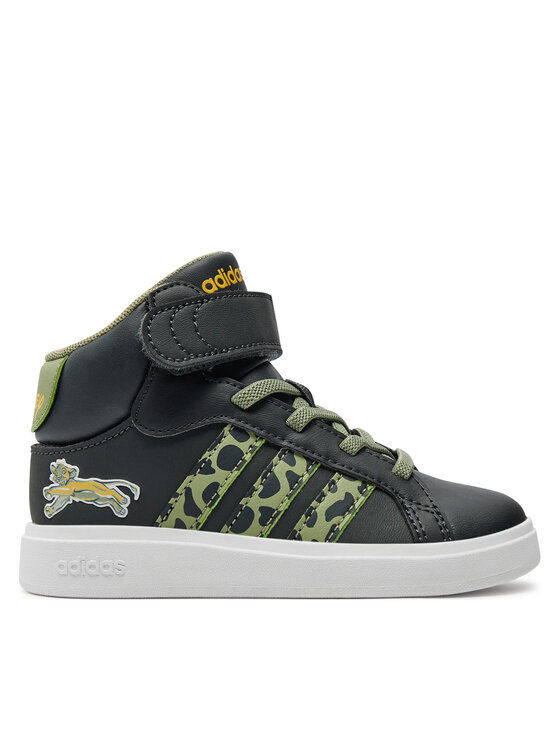 Kinder Sneakers adidas, Schuhgröße 35 Schwarz Grand Court Mid Lionking K IF4094