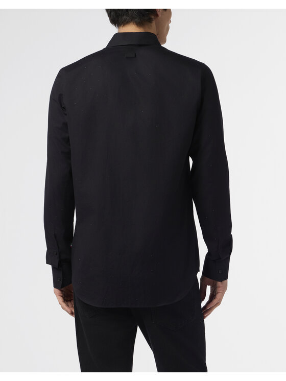 PHILIPP PLEIN PHILIPP PLEIN Koszula 29054 Czarny Fitted Fit