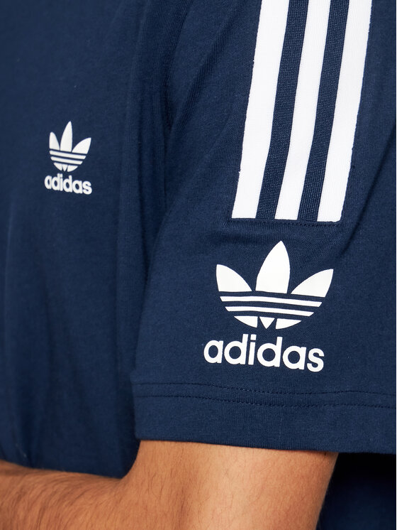 adidas T Shirt Tech ED6117 Tmavomodra Regular Fit Modivo.cz