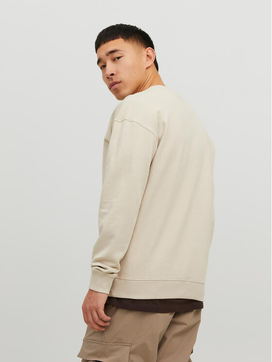 Felpa 12233593 Beige Relaxed Fit