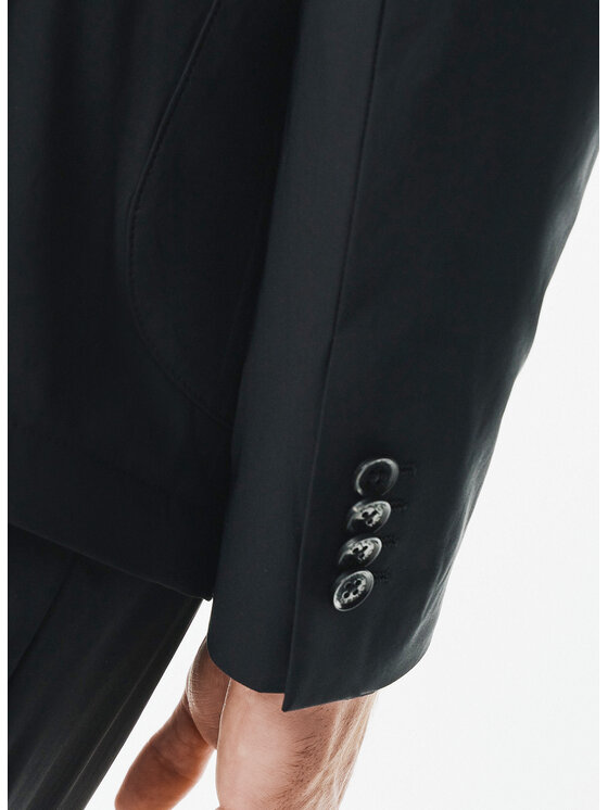 Pako Lorente Pako Lorente Marynarka P24WF-3G-001 Czarny Super Slim Fit