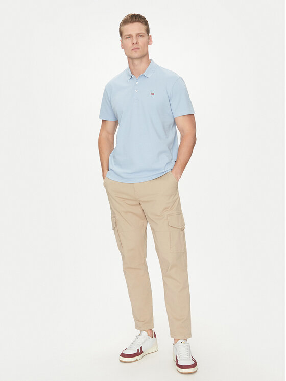 Napapijri Napapijri Polo Ealis NP0A4H8B Γαλάζιο Regular Fit