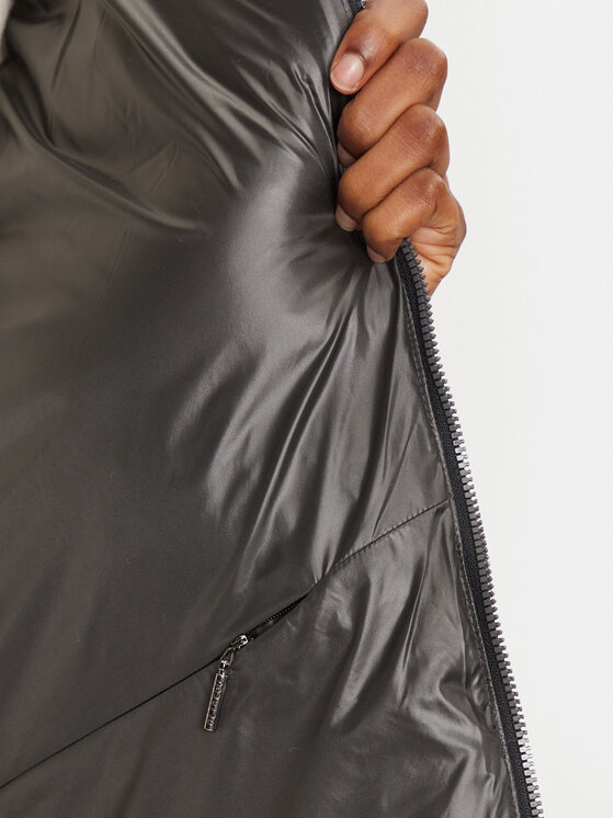 Hetregó Hetregó Пуховик Erin 8N601 Чорний Regular Fit