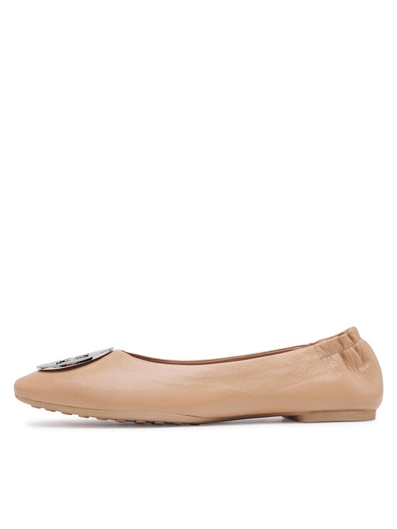 Tory Burch Tory Burch Baleríny Claire Ballet 147379 Béžová