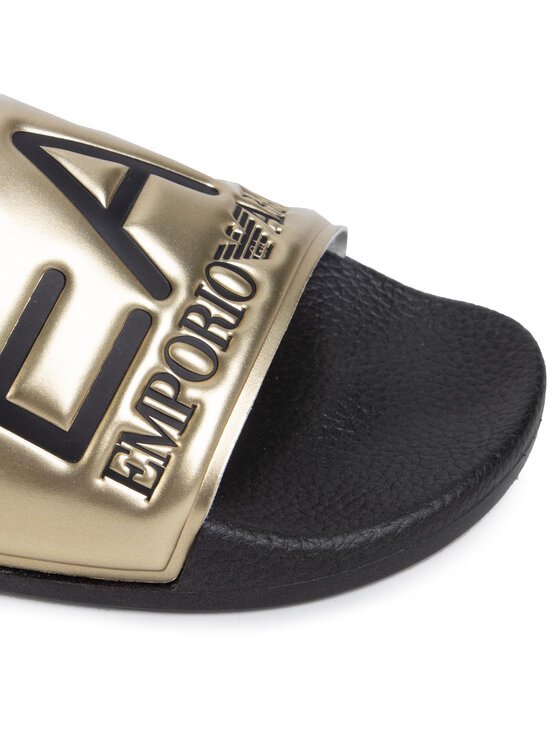 EA7 Emporio Armani EA7 Emporio Armani Pantoletten XCP001 XCC22 D467 Goldfarben