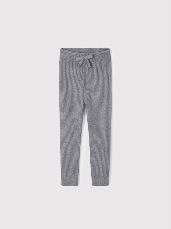 Pantaloni in maglia 10329 Grigio Slim Fit