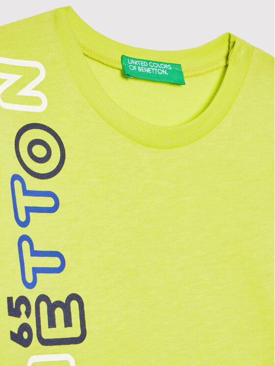 United Colors Of Benetton United Colors Of Benetton Tričko 3I1XG102N Zelená Regular Fit