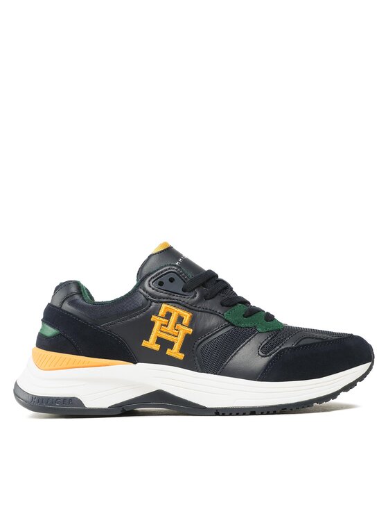 Tommy Hilfiger Tommy Hilfiger Snīkeri Modern Prep Mix Wl Blackwatch FM0FM04415 Tumši zils