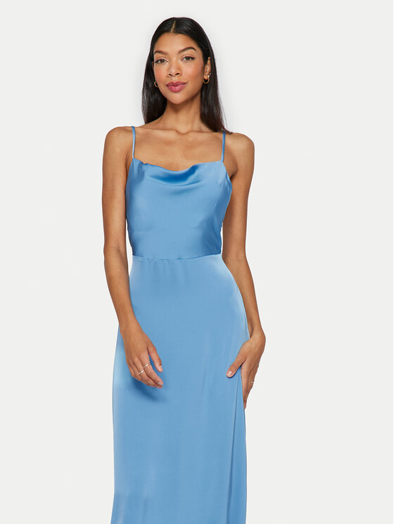 Vila Vila Abito da cocktail Ravenna 14085601 Blu Regular Fit