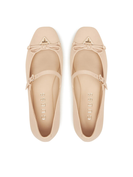 Guess Guess Μπαλαρίνες FLJKAY LEA02 Μπεζ
