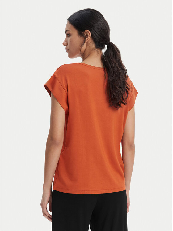 Emporio Armani Emporio Armani Marškinėliai EW003407 AF20240 U4098 Raudona Regular Fit