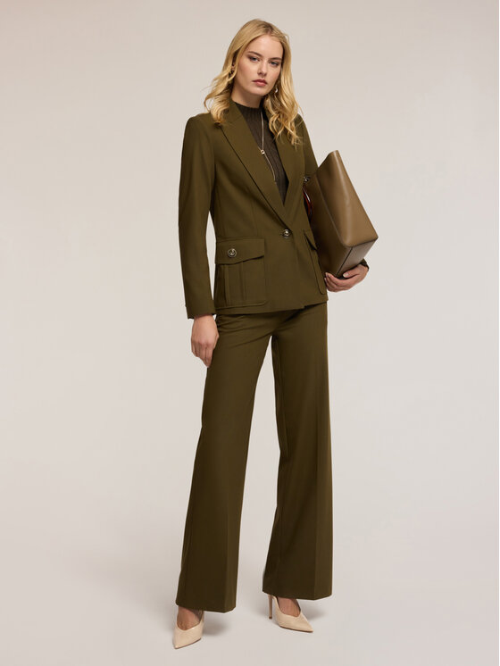 Motivi Motivi Giacca di transizione Q774Q001008N035 Verde Regular Fit