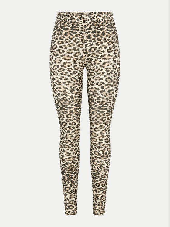 Pieces Pieces Colanți Naja 17156977 Bej Regular Fit