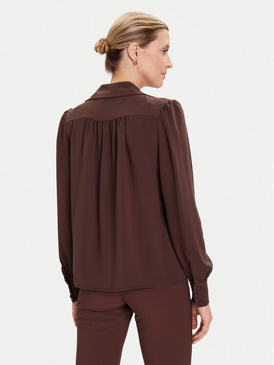 Rinascimento Rinascimento Majica CFC0125721003 Smeđa Regular Fit