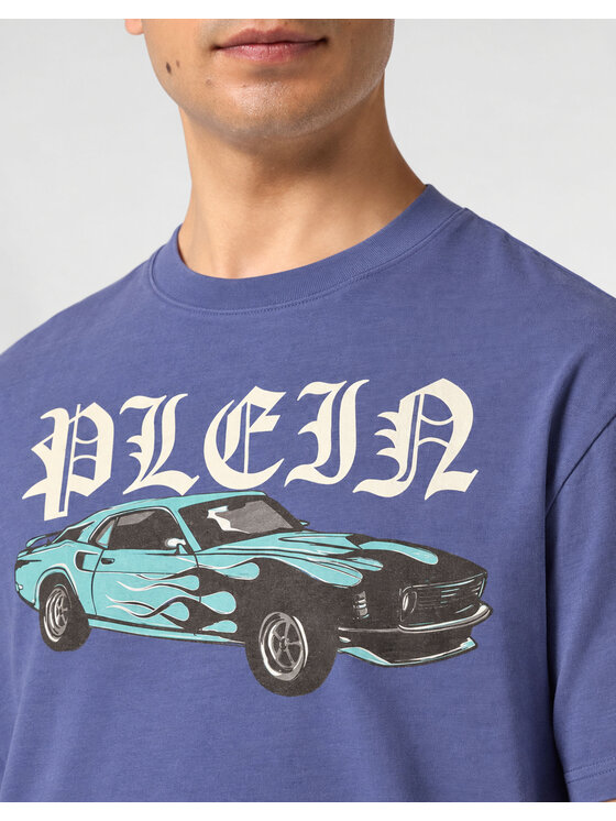 PHILIPP PLEIN PHILIPP PLEIN T-Shirt 29427 Světle modrá Regular Fit