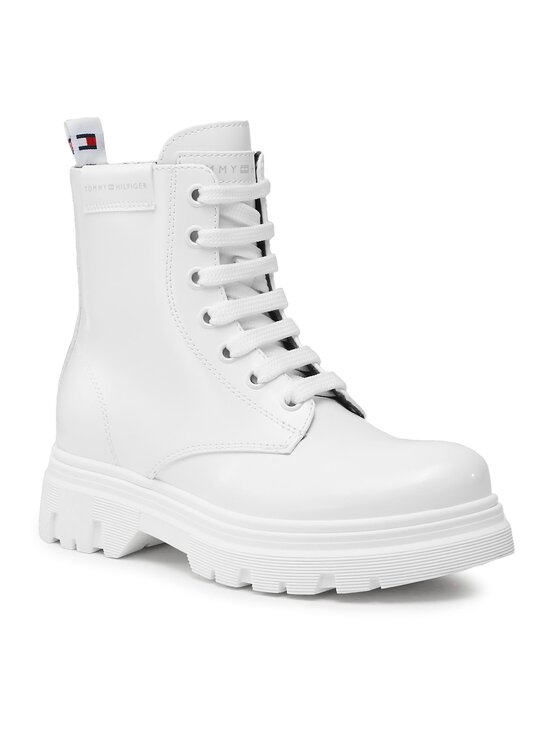Tommy Hilfiger Tommy Hilfiger Μπότες T4A5-33039-1453 M Λευκό