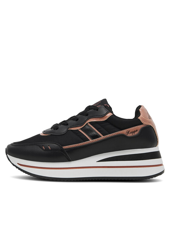Kappa Kappa Sneakersy Logo Reely 351H2TW - A3L Černá