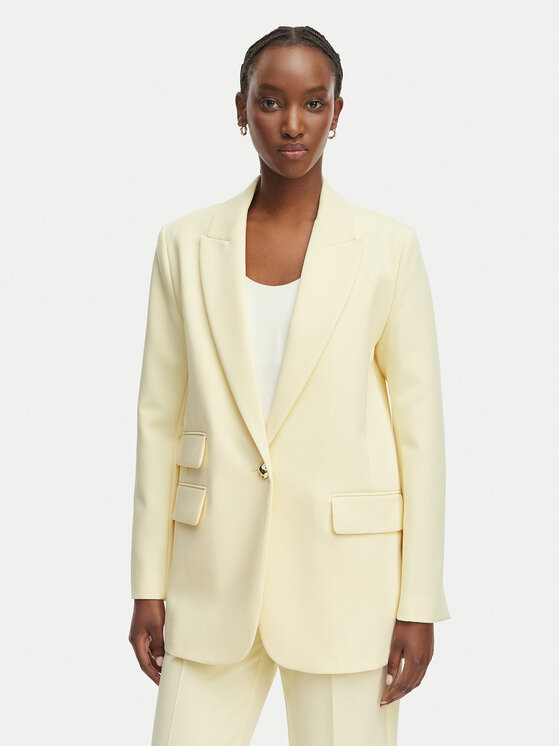 Morgan Morgan Giacca da abito 261-VADO.F Giallo Regular Fit