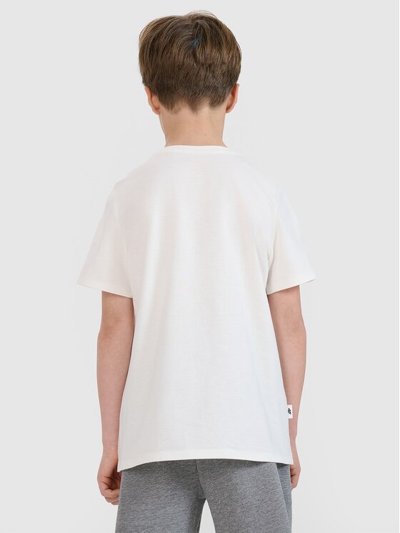 4F 4F T-Shirt 4FJRSS25TTSHM2643-11S Λευκό Regular Fit