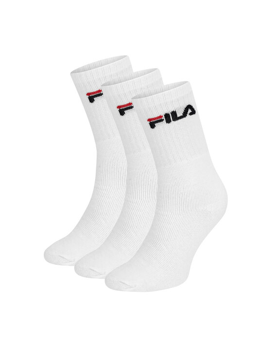 Fila Fila Dlouhé ponožky F9505-AW24 (3-pack) Bílá