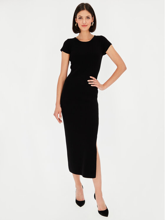 L’AF L’AF Sukienka koktajlowa Livia Czarny Slim Fit