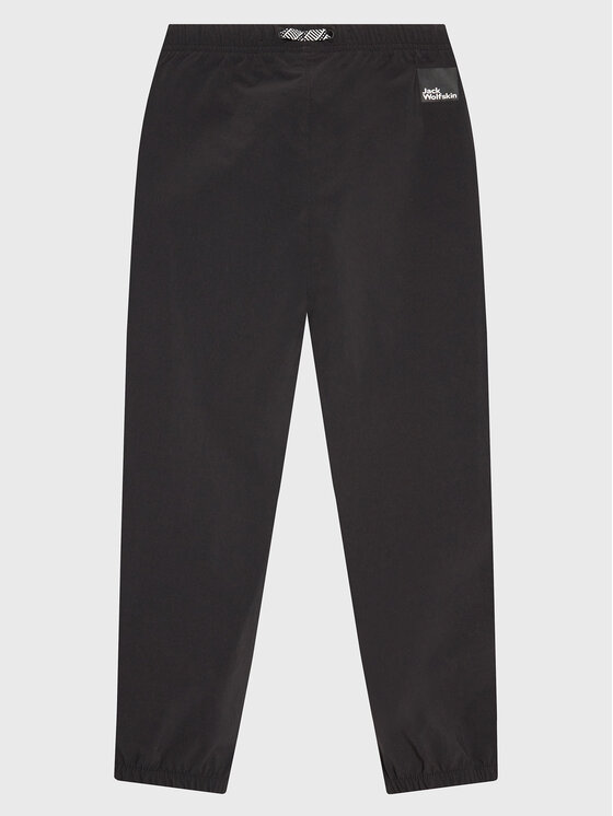 Jack Wolfskin Jack Wolfskin Pohodne hlače Teen 1609861 Črna Regular Fit