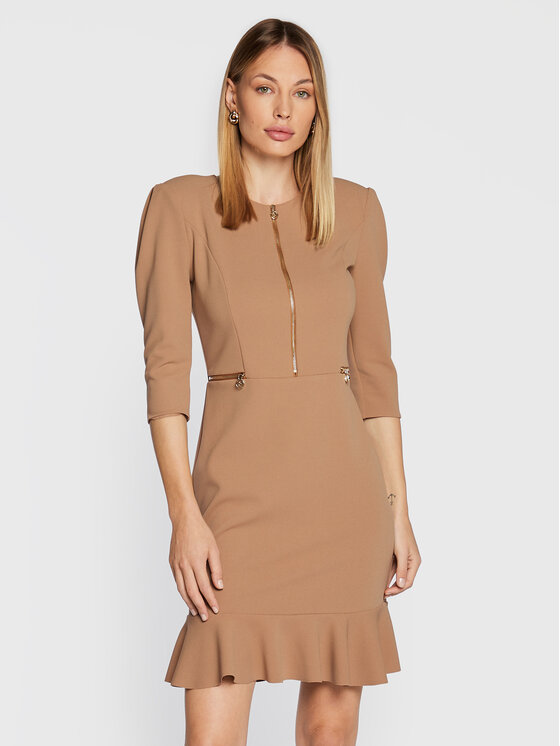 Rinascimento Rinascimento Коктейльна сукня CFC0111065003 Бежевий Regular Fit