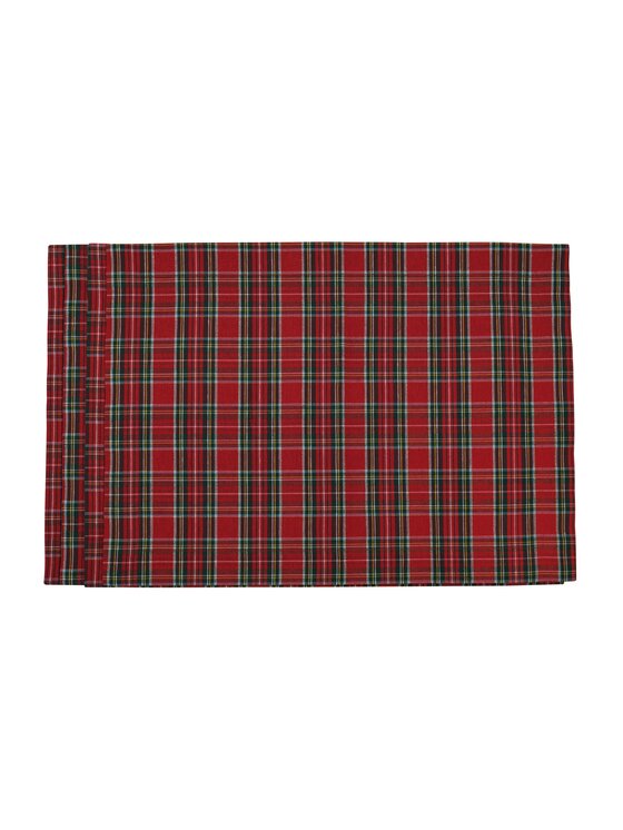 Roseberry Home Roseberry Home Podkładka na stół Red Tartan Czerwony