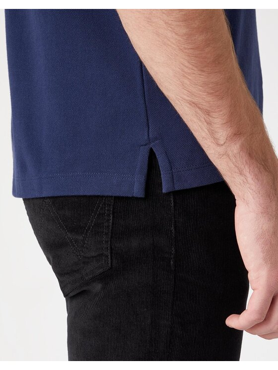 Wrangler Wrangler Polo SS PIQUE POLO Blu scuro Regular Fit