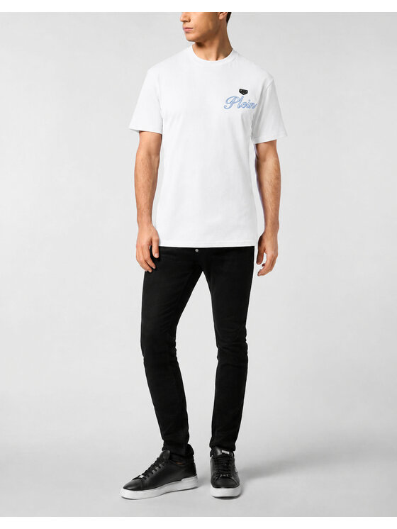 PHILIPP PLEIN PHILIPP PLEIN Tričko 31678 Biela Regular Fit