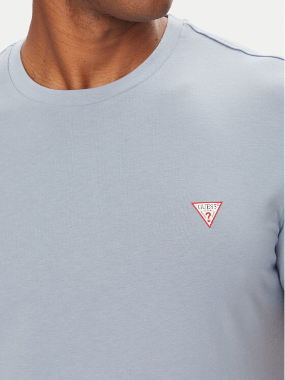 Guess Guess T-Shirt M2YI36 I3Z14 Modrá Slim Fit