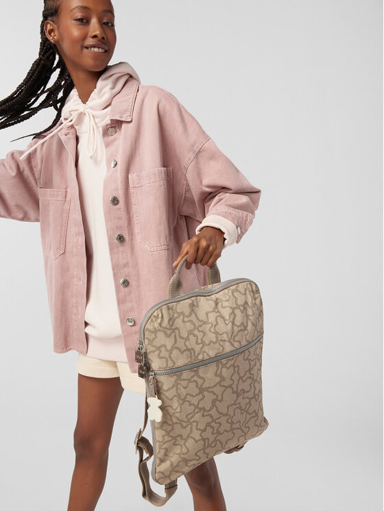 TOUS TOUS Plecak Mochila Kn Calores 2001038148 Beżowy