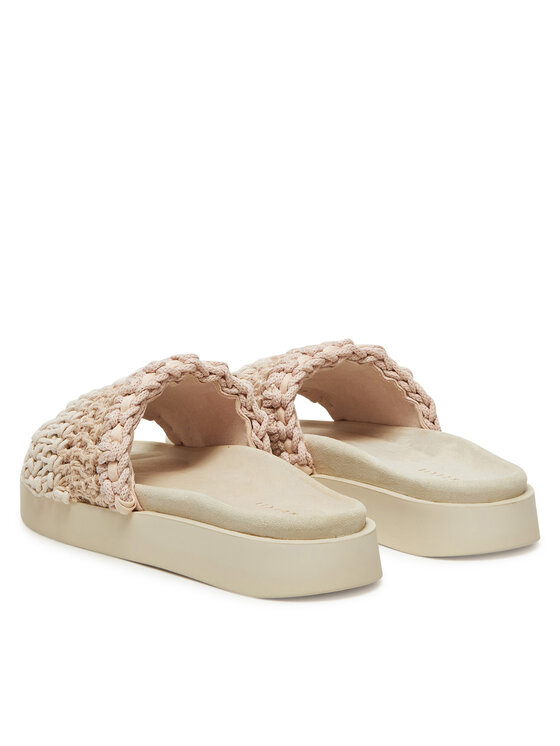 Inuikii Inuikii Klapki Loose Knitted 70104-110 Beżowy