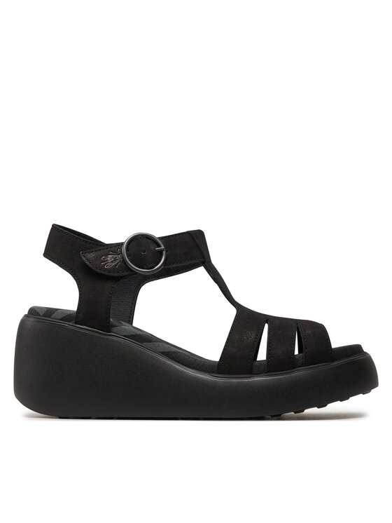 Sandale Fly London Dumafly P144955005 Negru