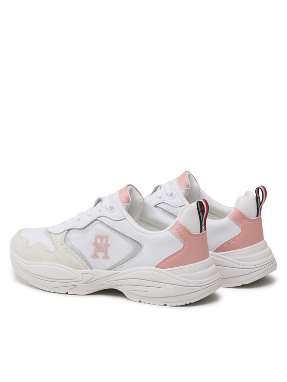 Tommy Hilfiger Tommy Hilfiger Sneakersy Sporty Th Runner FW0FW06952 Biela