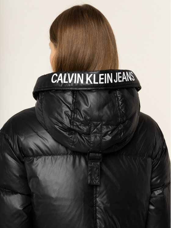 Calvin Klein Jeans Calvin Klein Jeans Giubbotto piumino Hooded Down Puffer J20J212099 Nero Regular Fit