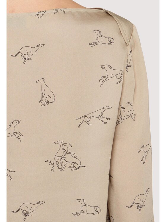 Trussardi Trussardi Blusa 2538A201180N0R2 Beige Regular Fit