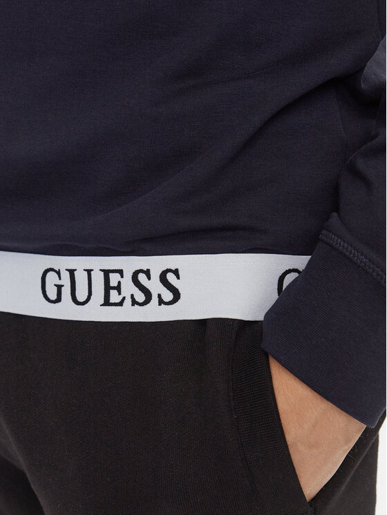 Guess Guess Mikina U3YQ01 KBS91 Tmavomodrá Regular Fit