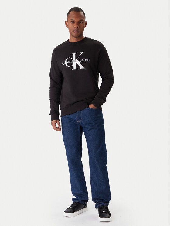 Calvin Klein Jeans Calvin Klein Jeans Суитшърт J30J320933 Черен Regular Fit