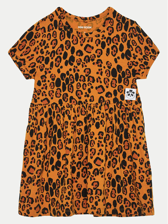 MINI RODINI Mini Rodini Igapäevane kleit Basic Leopard 1000008213 Pruun Regular Fit