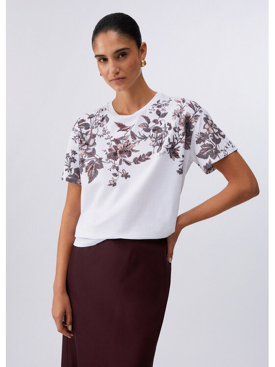 Liu Jo Liu Jo T-shirt CA6330JS088P9654 Marrone Loose Fit