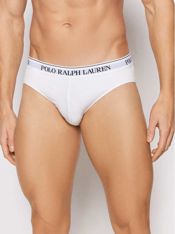 Polo Ralph Lauren Polo Ralph Lauren Set od 3 para muških slip gaća 714835884001 Bijela