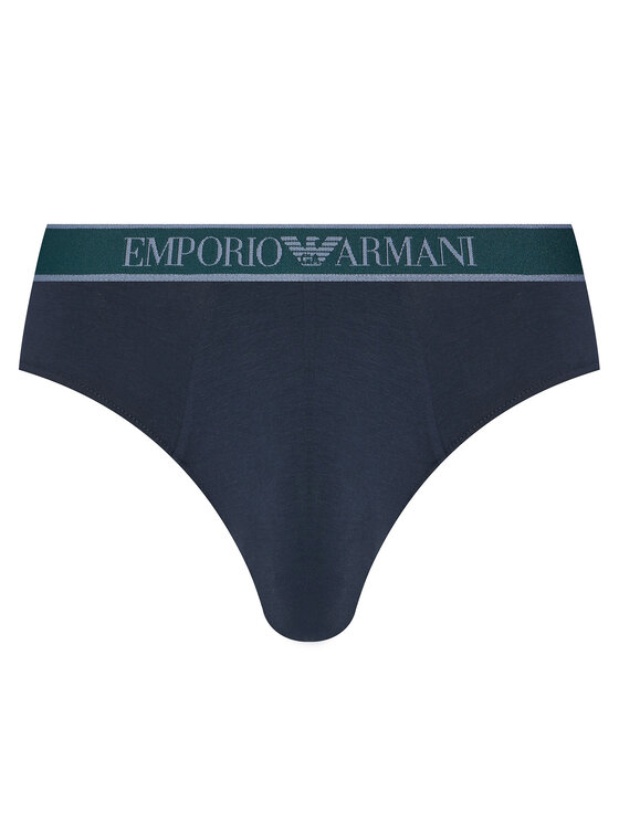 Emporio Armani Underwear Emporio Armani Underwear Set od 3 para muških slip gaća EM000258 AF10779 MB254 Tamnoplava