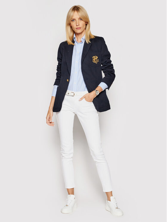 Polo Ralph Lauren Polo Ralph Lauren Srajca Oxford 211664416 Svetlo modra Slim Fit
