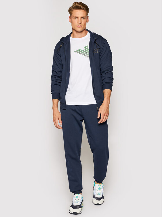 Felpa 6KPMA5 PJARZ 1554 Blu scuro Regular Fit