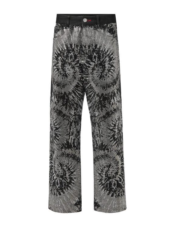 PHILIPP PLEIN PHILIPP PLEIN Jeansy 5071 Czarny Wide Leg