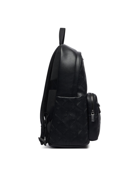 Calvin Klein Calvin Klein Zaino Emblem Aop Deboss Round Backpack LV04D3560G Nero