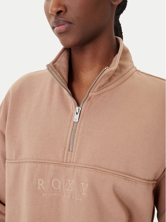 Roxy Roxy Pulóver Our Town ERJFT04949 Barna Regular Fit