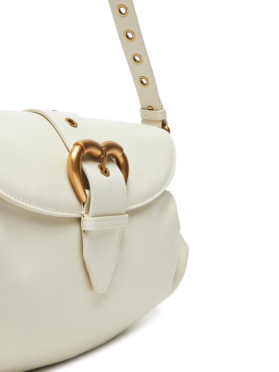 PINKO PINKO Kabelka Jolene Shoulder Classic PE 25 PLTT 102801 A270 Bílá