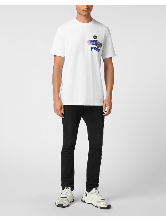 PHILIPP PLEIN PHILIPP PLEIN T-shirt 21095 Bianco Regular Fit